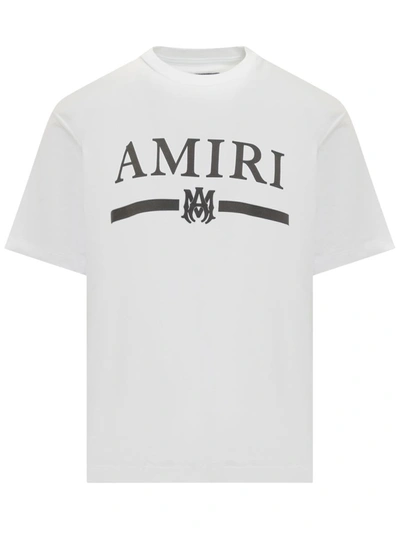 Shop Amiri T-shirt With  Bar Logo In White