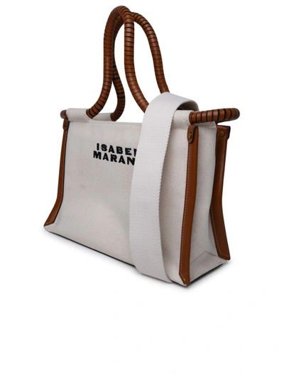 Shop Isabel Marant Toledo Bag In Neutrals