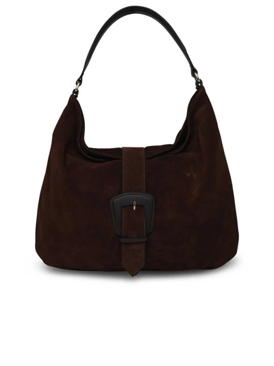 Shop Avenue 67 Karen Bag In Dark Brown Leather In Black