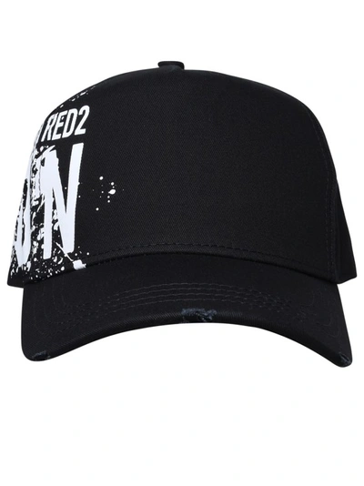 Shop Dsquared2 Black Cotton Hat