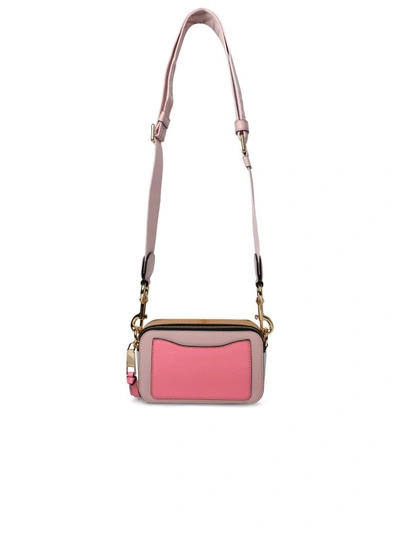 Shop Marc Jacobs (the) Snapshotbag In Pink Saffiano Leather