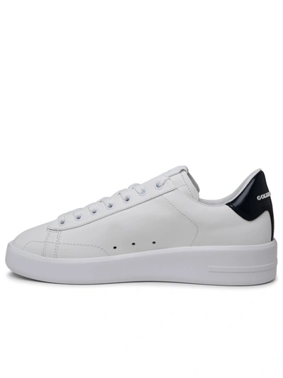 Shop Golden Goose Purestar' White Calf Leather Sneakers