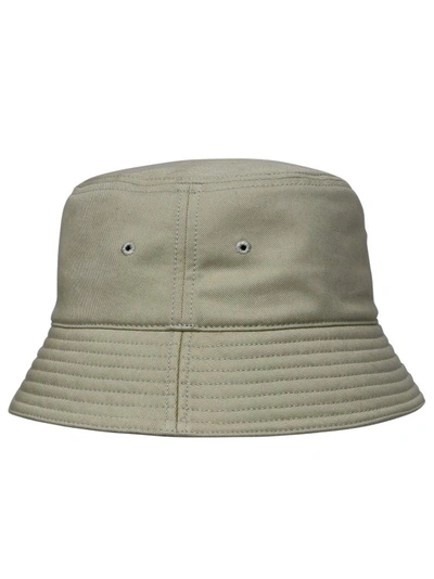 Shop Burberry Hunter Cotton Hat In Grey