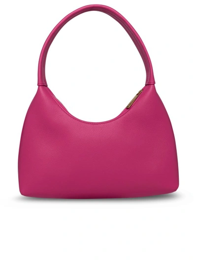 Shop Mansur Gavriel Mini Hobo Candy Bag In Pink Leather