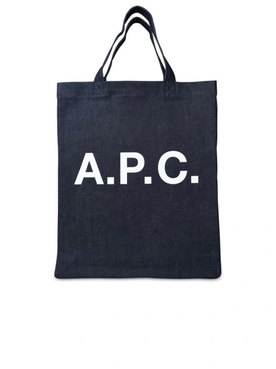 Shop Apc Cotton Lou Bag In Black