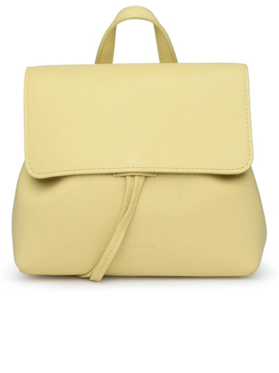 Shop Mansur Gavriel Small Lady Soft Bag In Yellow Leather In Brown