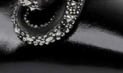 Jewel Badgley Mischka Hesther Flat In Black