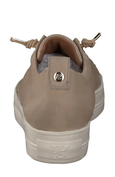 Shop Paul Green Faye Sneaker In Alpaca Nubuk