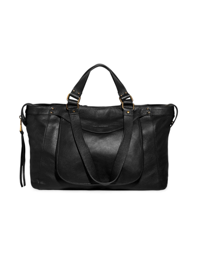 Shop Aimee Kestenberg Women's Bleecker Xl Leather Tote Bag In Black