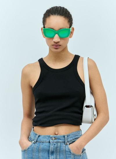 Shop Poppy Lissiman Heyuboy Sunglasses In Green