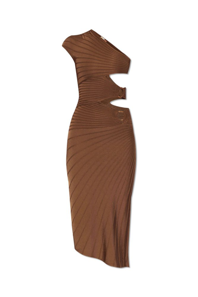 Shop Cult Gaia Lurenz Knit Dress In Brown