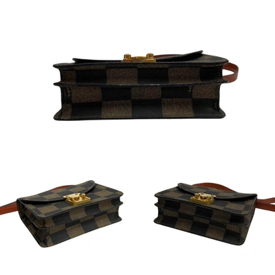 Shop Fendi Brown Leather Shopper Bag ()