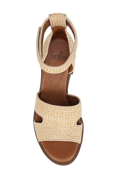 Shop Zodiac Ida Ankle Strap Sandal In Natural Raffia