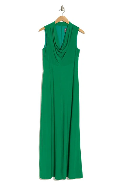 Shop Vince Camuto Ity Cowl Neck Jumpsuit In Green