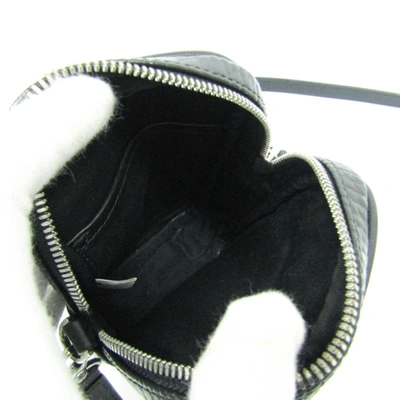 Shop Mcm Visetos Black Leather Shopper Bag ()