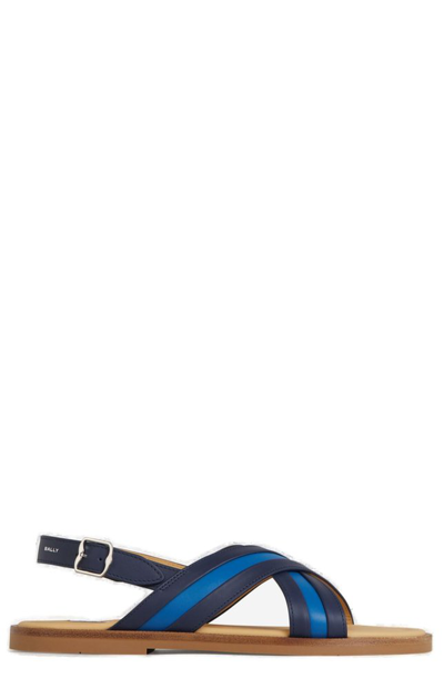 Shop Bally Two Toned Sandals In Multi