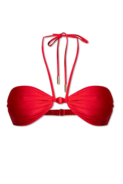 Shop Cult Gaia Euphrasia Bikini Top In Red