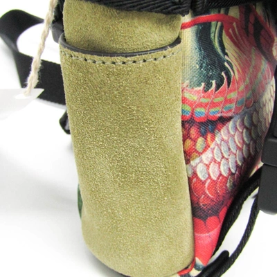 Shop Valentino Garavani - Green Canvas Shoulder Bag ()