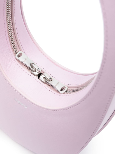 Shop Coperni Mini Swipe Leather Handbag In Pink
