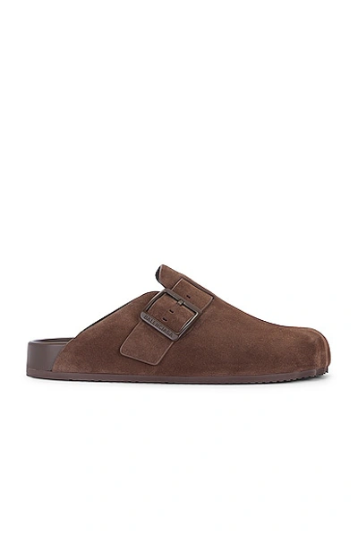 Balenciaga Woman Mule Woman Brown Sandals