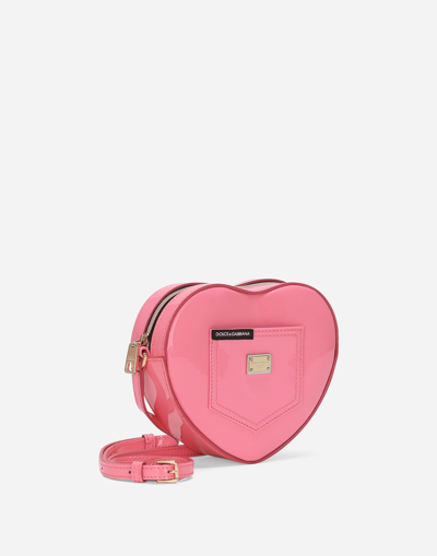 Shop Dolce & Gabbana Dg Girlie Heart Bag In Pink