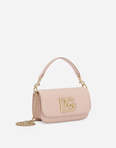 Shop Dolce & Gabbana 3.5 Crossbody Bag In Pink