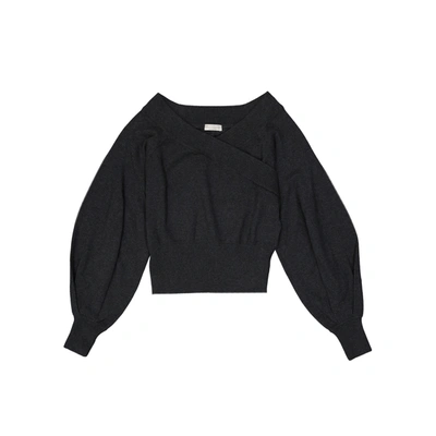Shop Brunello Cucinelli Cashmere Sweater In Gray