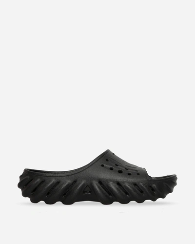 Crocs Echo Slide Sandals In Black
