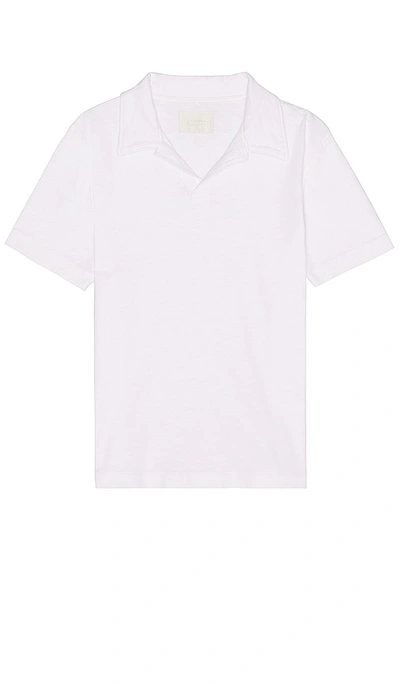Shop Citizens Of Humanity Malachi Polo In Optic White