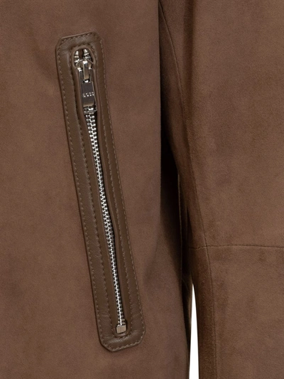 Shop Hugo Boss Boss Malban3 Leather In Brown