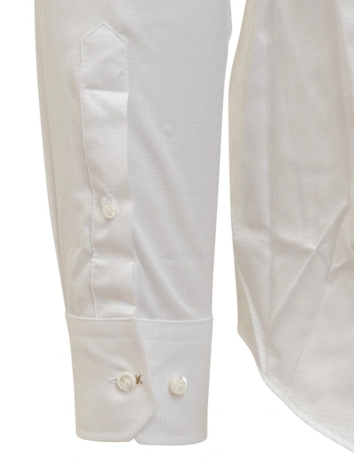 Shop Hugo Boss Boss L-hays-kentb Shirt In White