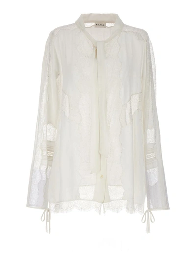 Shop P.a.r.o.s.h . Lace Shirt In White