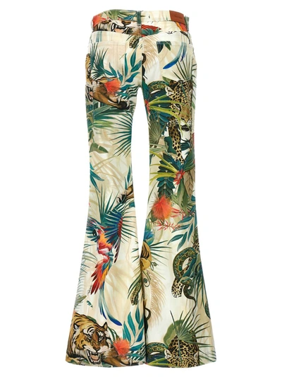 Shop Roberto Cavalli 'jungle' Jeans In Multicolor