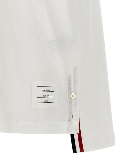 Shop Thom Browne 'rwb' T-shirt In White