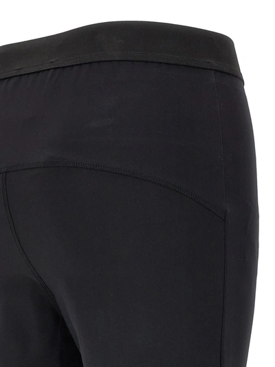 Shop Wardrobe.nyc 'bonded Back Zip' Leggings In Black