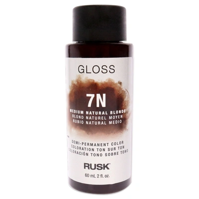 Shop Rusk Deepshine Gloss Demi-permanent Color - 7n Medium Natural Blonde By  For Unisex - 2 oz Hair Color