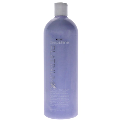 Shop Rusk Deepshine Platinumx Conditioner By  For Unisex - 33.8 oz Conditioner In Yellow