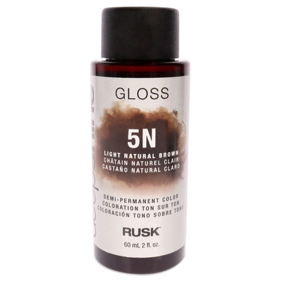 Shop Rusk Deepshine Gloss Demi-permanent Color - 5n Light Natural Brown By  For Unisex - 2 oz Hair Color