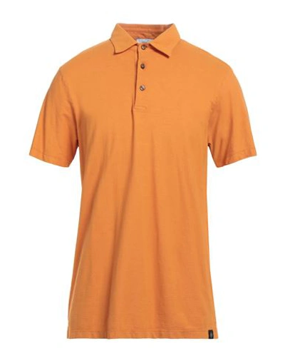 Shop Gran Sasso Man Polo Shirt Mandarin Size 46 Cotton