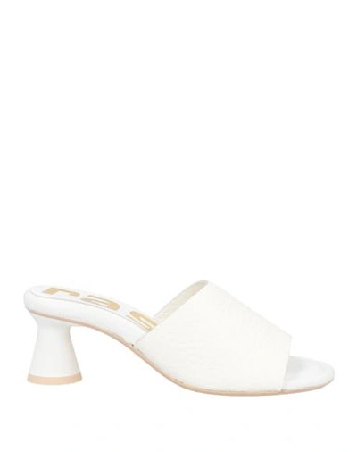 Shop Ras Woman Sandals White Size 5 Soft Leather