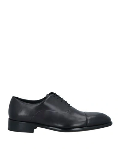 Shop Doucal's Man Lace-up Shoes Black Size 11 Leather