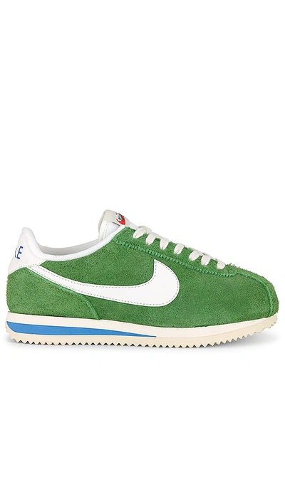 Shop Nike Cortez Vintage Sneaker In Chlorophyll  Sail  & Light Photo Blue
