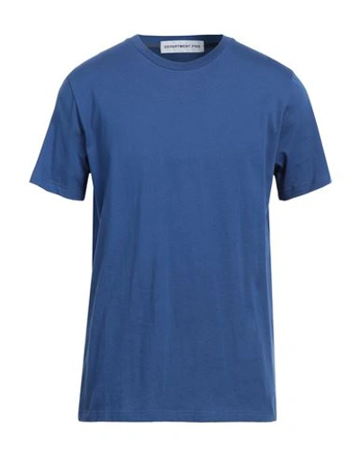 Shop Department 5 Man T-shirt Blue Size Xl Cotton
