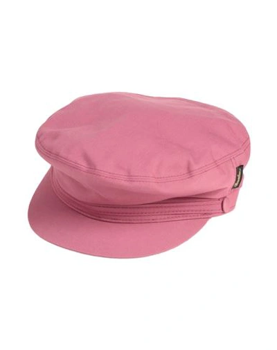 Shop Borsalino Man Hat Pastel Pink Size 7 ⅜ Cotton