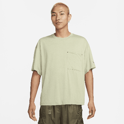 Shop Nike Men's  Sportswear Tech Pack Dri-fit Short-sleeve Top In Green