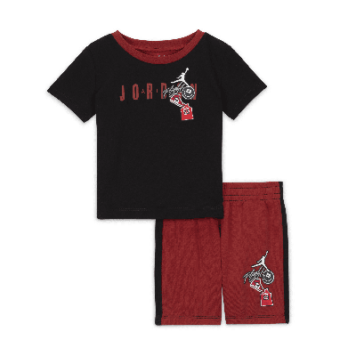 Shop Jordan Air  Baby (12-24m) 2-piece Shorts Set In Red