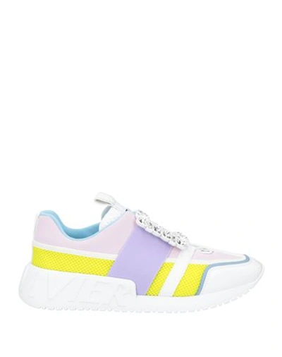Roger Vivier Woman Sneakers Lilac Size 10 Textile Fibers In Purple
