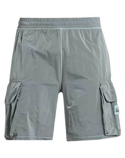 Shop Aries Man Shorts & Bermuda Shorts Light Grey Size M Cotton
