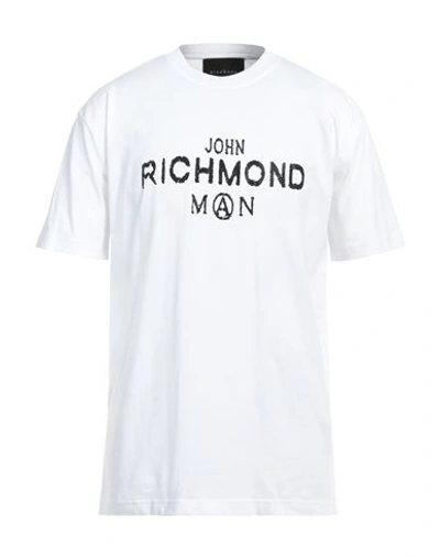 Shop John Richmond Man T-shirt White Size Xl Cotton