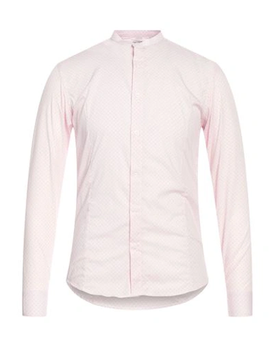 Shop Daniele Alessandrini Homme Man Shirt Pink Size 15 ¾ Cotton